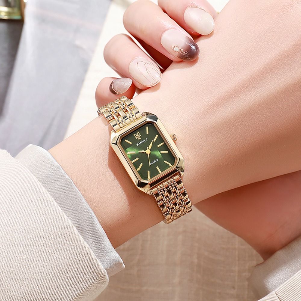 Canvas Strap Watch - ساعات كوارتز أنيقة من الفولاذ المقاوم