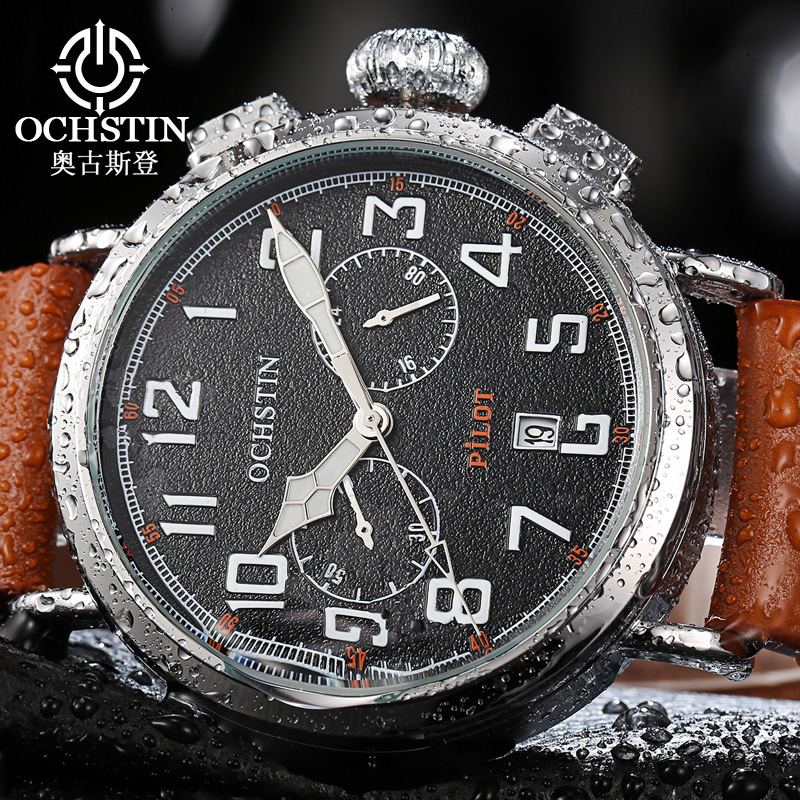 Leather Watch Band Men - OCHSTIN حزام من الجلد الطبيعي رجل
