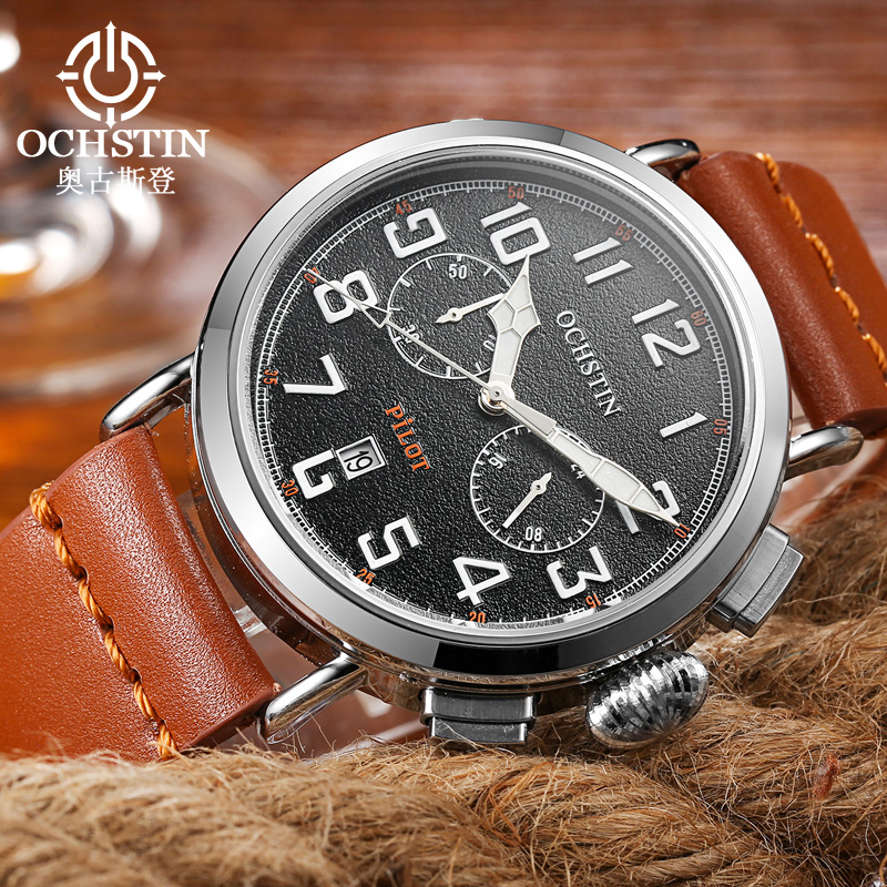 OCHSTIN حزام من الجلد الطبيعي  - مراجعة Leather Watch Band Men وسعره
