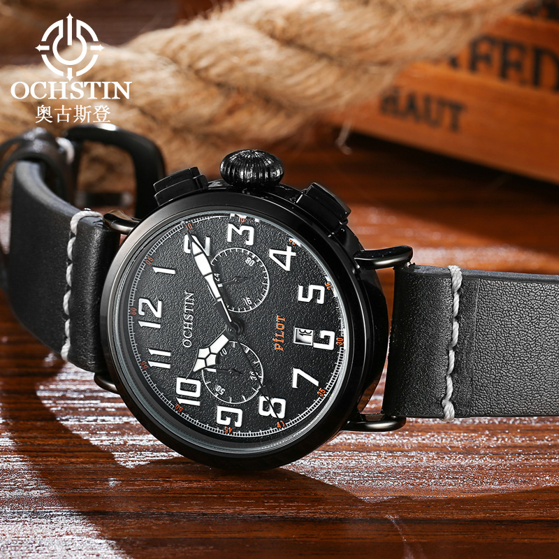 OCHSTIN حزام من الجلد الطبيعي  - مراجعة Leather Watch Band Men وسعره